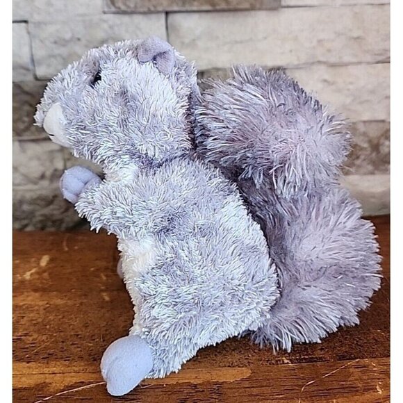 Aurora NUTTY Gray Squirrel Plush Mini Flopsie 6" Realistic Animal Grey Stuffed - Picture 6 of 10